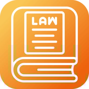 Law Book Vector Icon