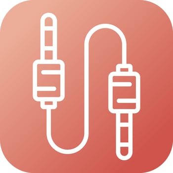 Audio Cable Vector Icon