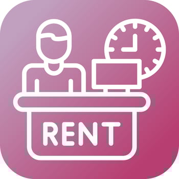 Rental Service Vector Icon