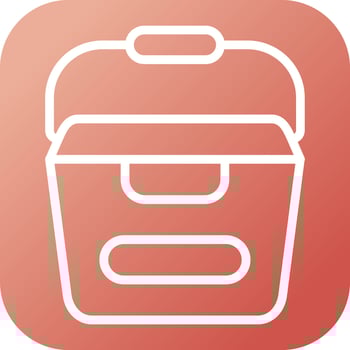 Portable water container Vector Icon