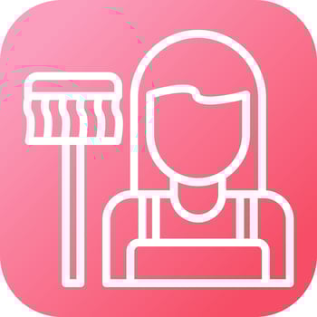 Housekeeper Vector Icon