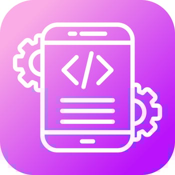 Mobile App Development Vector Icon