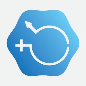 diagonal icon logo gender vector