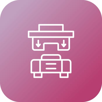 Press Machine Vector Icon