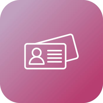 Business Card Vector Icon