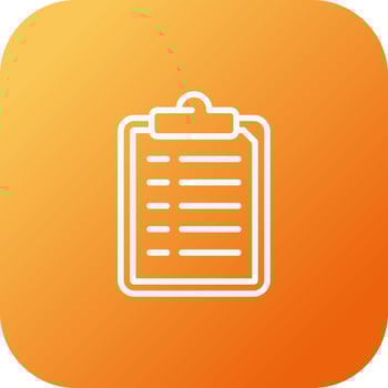 Clipboard with documents Vector Icon