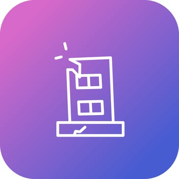 Facility Damage Vector Icon