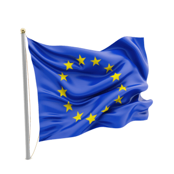 EU flag isolated. Illustration png