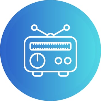 Radio Vector Icon
