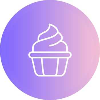 Cupcake Vector Icon