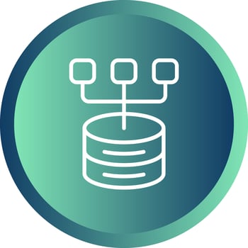 Data Modeling Vector Icon
