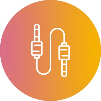 Audio Cable Vector Icon