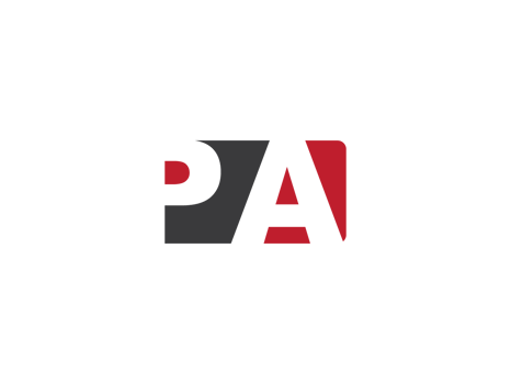 Monogram Square Shape Pa Logo Png , Alphabet PA Logo Letter Vector Icon