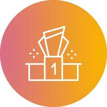 Podium Vector Icon