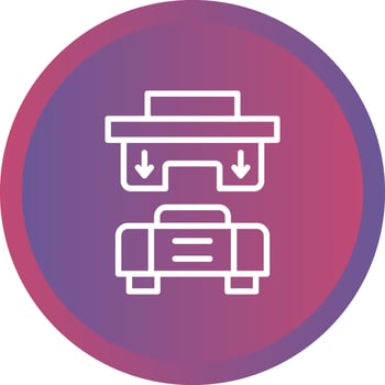Press Machine Vector Icon