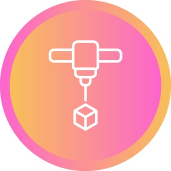 3d Printing Vector Icon
