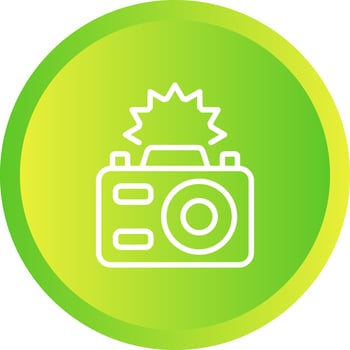 Camera Flash Vector Icon