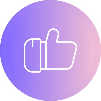 Thumbs Up Vector Icon