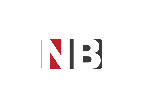 Initial Nb Square Png Logo Image, Creative Shape Letter NB Logo Icon Vector Png
