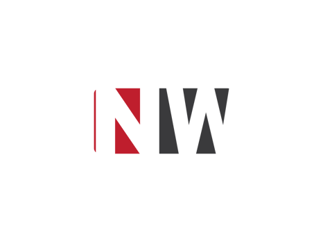 Initial Nw Square Png Logo Image, Creative Shape Letter NW Logo Icon Vector Png