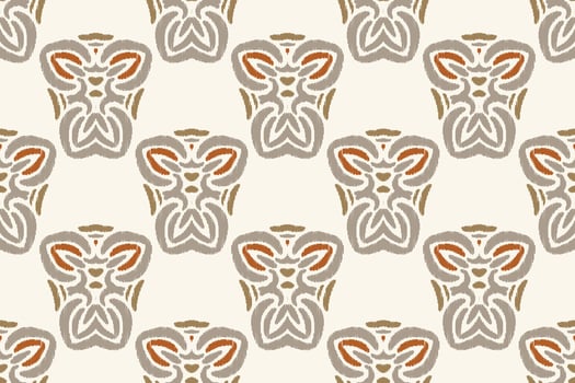 Motif Ikat Paisley Embroidery Background. Ikat Background Geometric Ethnic Oriental Pattern traditional.aztec Style Abstract Vector illustration.design for Texture,fabric,clothing,wrapping,sarong.