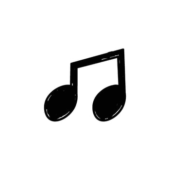hand drawn social media and website icons vector