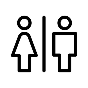 Bathroom Icon Vector Symbol Design Illustration