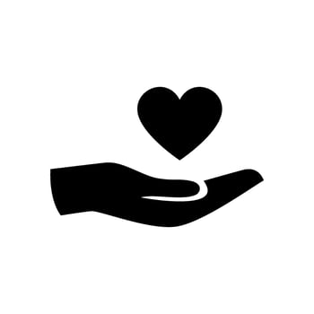 Charity Icon Vector Symbol Design Illustration
