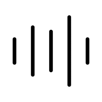 Sound Wave Icon Vector Symbol Design Illustration