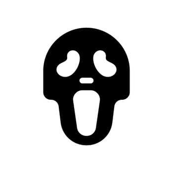 Scream Icon Vector Symbol Design Illustration