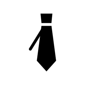 Tie Icon Vector Symbol Design Illustration
