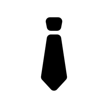 Tie Icon Vector Symbol Design Illustration