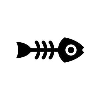 Fishbone Icon Vector Symbol Design Illustration