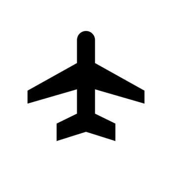 Airplane Icon Vector Symbol Design Illustration