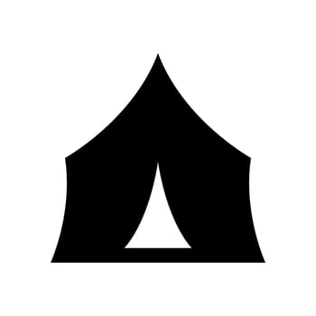 Tent Icon Vector Symbol Design Illustration