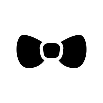 Bow Tie Icon Vector Symbol Design Illustration