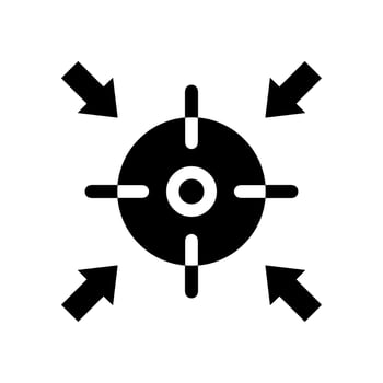 Focus Icon Vector Symbol Design Illustration