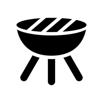 Grill Icon Vector Symbol Design Illustration