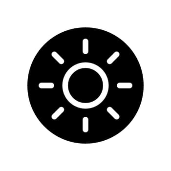 Brightness Icon Vector Symbol Design Illustration