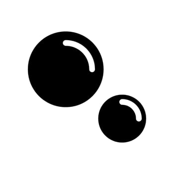Bubbles Icon Vector Symbol Design Illustration