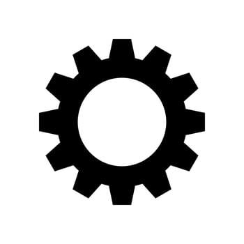 Settings Icon Vector Symbol Design Illustration