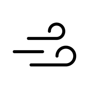 Wind Icon Vector Symbol Design Illustration