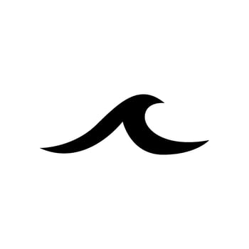 Wave Icon Vector Symbol Design Illustration