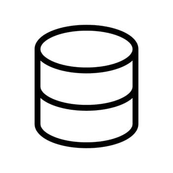 Database Icon Vector Symbol Design Illustration