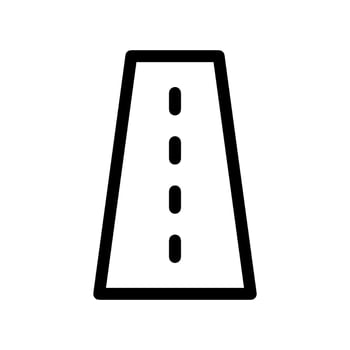 Road Icon Vector Symbol Design Illustration
