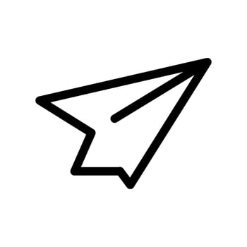 Paper Plane Icon Vector Symbol Design Illustration
