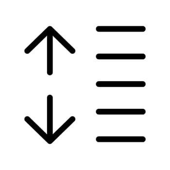 Spacing Icon Vector Symbol Design Illustration