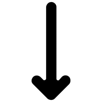 down arrow vector icon