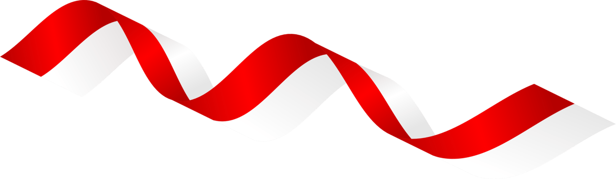 Indonesia flag ribbon, Indonesian flag ribbon red white transparent png