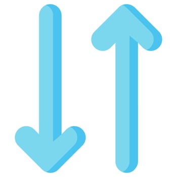 passing arrow vector flat icon